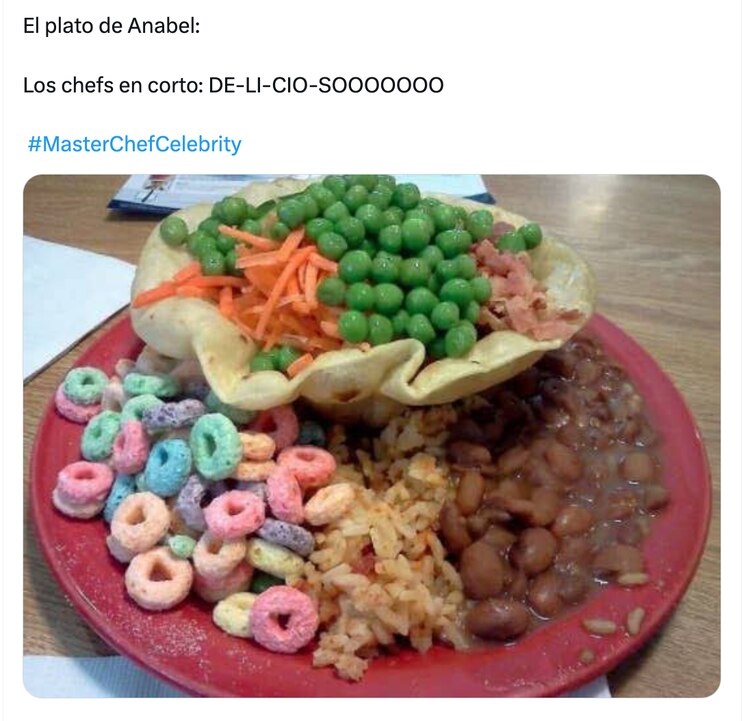 Memes de la eliminación de Anabel Ferreina de MasterChef