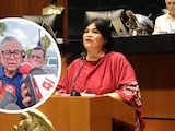 Guadalupe Chavira, senadora de Morena, pide a Rubén Rocha, gobernador de Sinaloa, separarse del cargo.