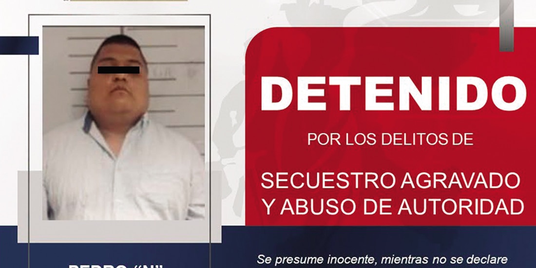 PEDRO HUMBERTO “N”, director de Seguridad Pública del municipio de Juchipila, detenido ayer.