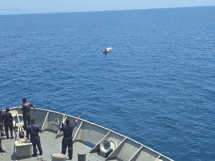 Operación de salvación de la Marina de México.