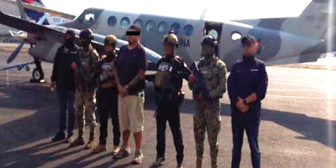 Detenidos, ayer, durante los operativos en tres entidades.