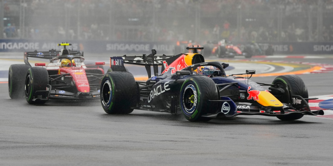 Max Verstappen logró la pole position del Gran Premio de Singapur de F1.