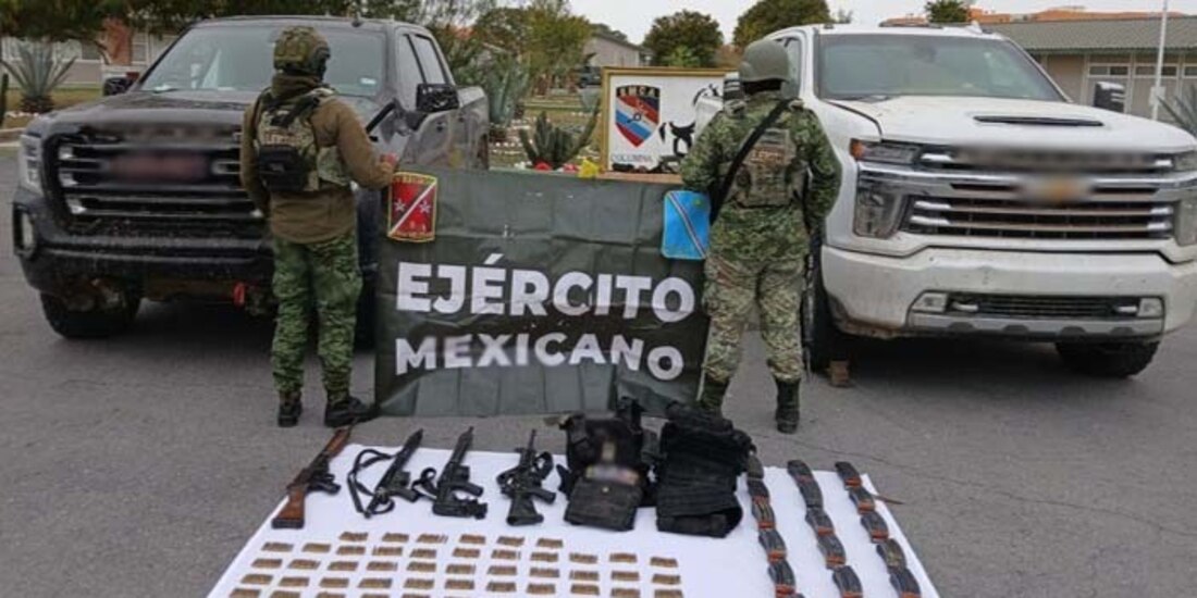 Elementos del Ejército Mexicano en operación en Oaxaca.
