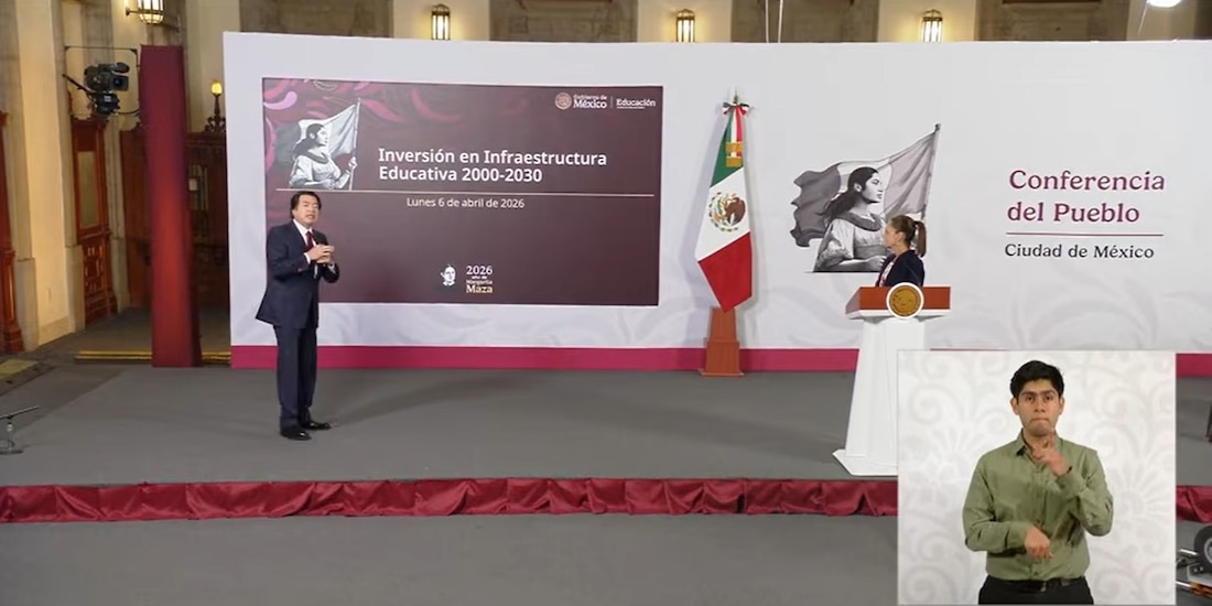 El titular de Educación Pública en la Mañanera de CSP.