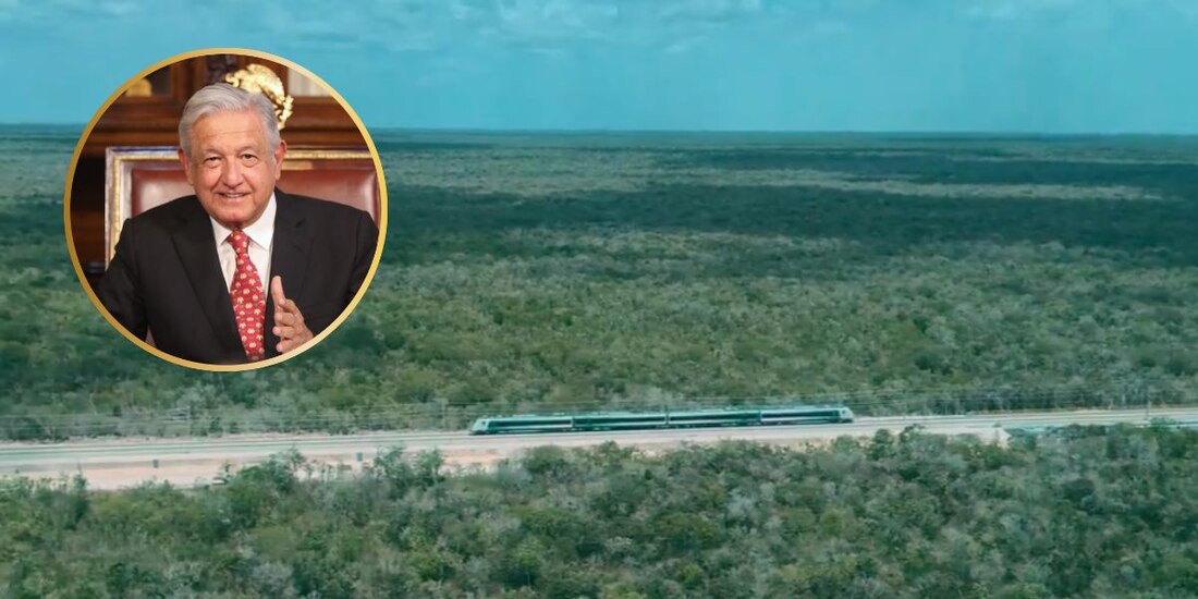 AMLO enfatizó que antes de terminar su Gobierno, inaugurará por completo el Tren Maya.