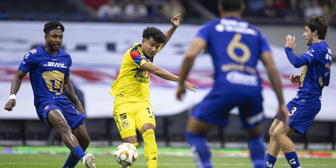 Pumas y América igualaron 3-3 en la ida de cuartos de final del Clausura 2026 de la Liga MX.