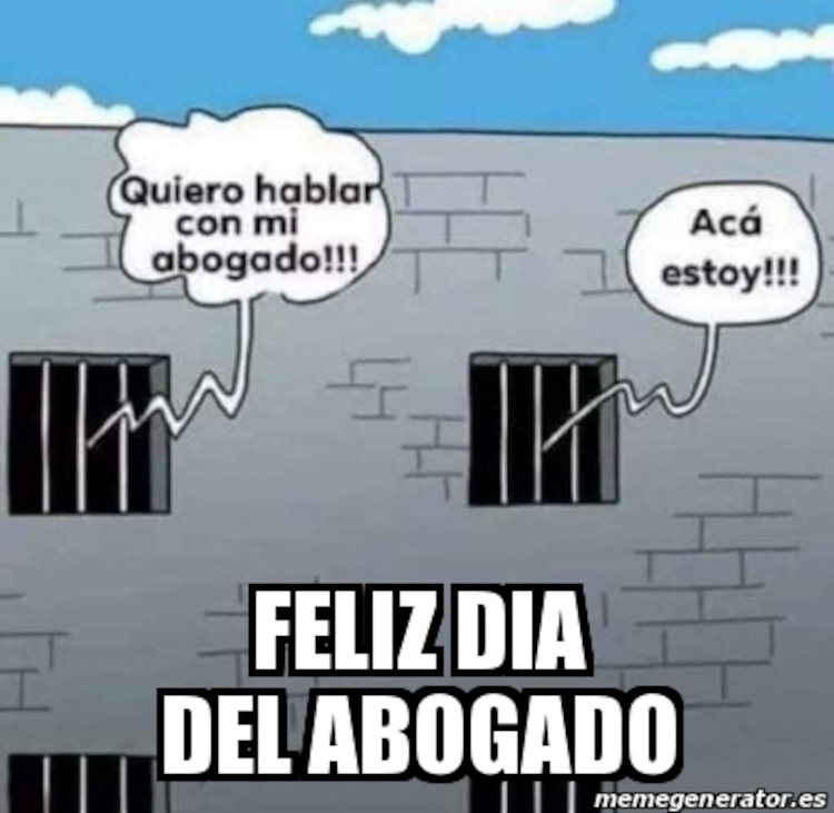 Los mejores memes por el Día del Abogado en La Razón.