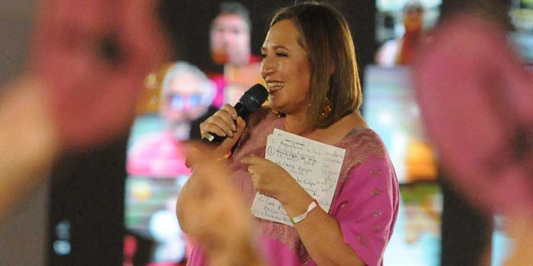 Xóchitl Gálvez, aspirante a la Presidencia de la República en 2024.