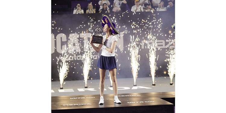 imágenes que marcaron el Mérida WTa 500, ayer.