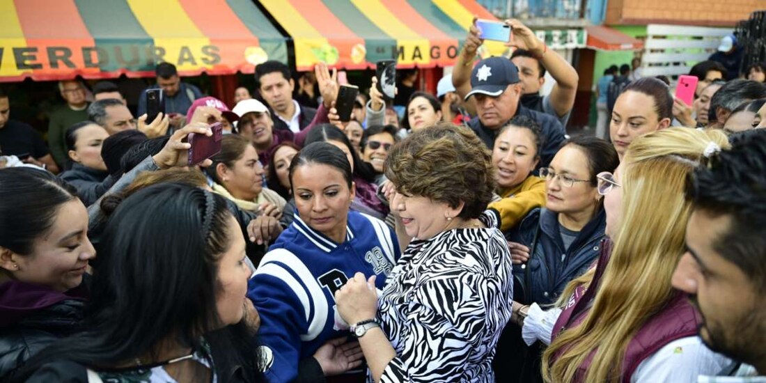 Delfina Gómez visita San Mateo Atenco tras lanzamiento del programa 'La Clínica es Nuestra'.