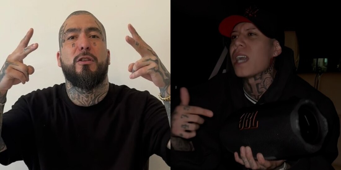 Santa Fe Klan y Dharius Bodharius se pelean en festival