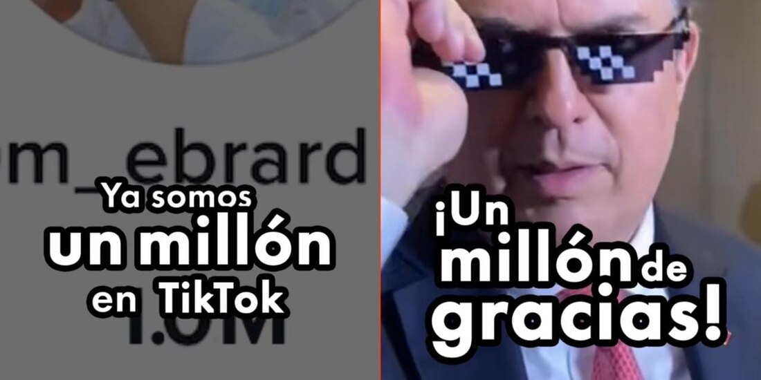 Marcelo Ebrard es el primer político en llegar al millón de seguidores en la plataforma de videos cortos TikTok.