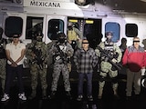 Alfonso Fernández Magallón, Poncho, tras ser detenido el sábado en Michoacán.