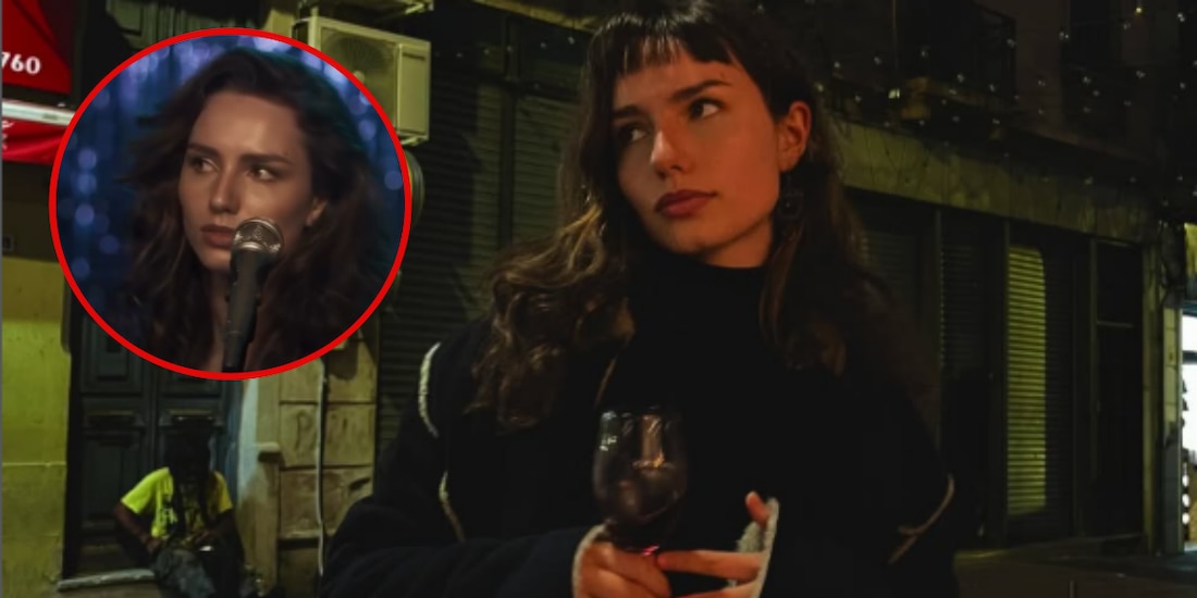Clara Dalmao, quien interpreta a Thalía en la serie Timbiriche