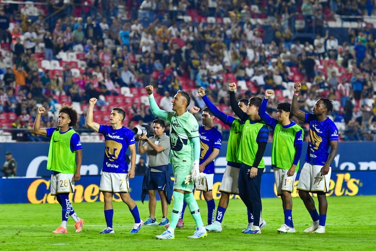 Los Pumas después de vencer al Atlético de San Luis en el Clausura 2026 de la Liga MX