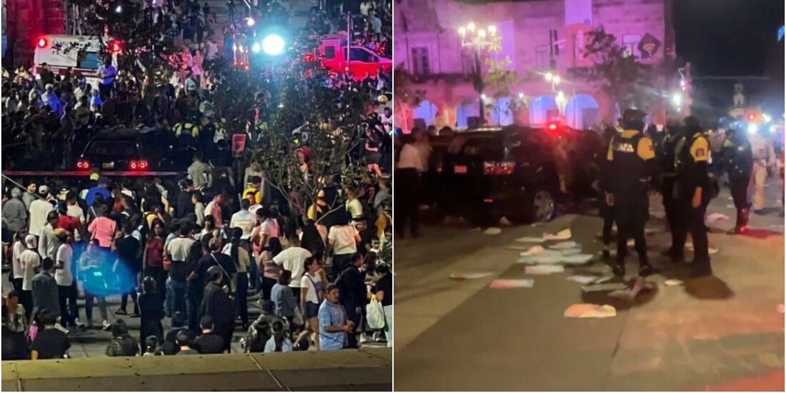 Un conductor atropelló a varias personas reunidas en el centro de Guadalajara.