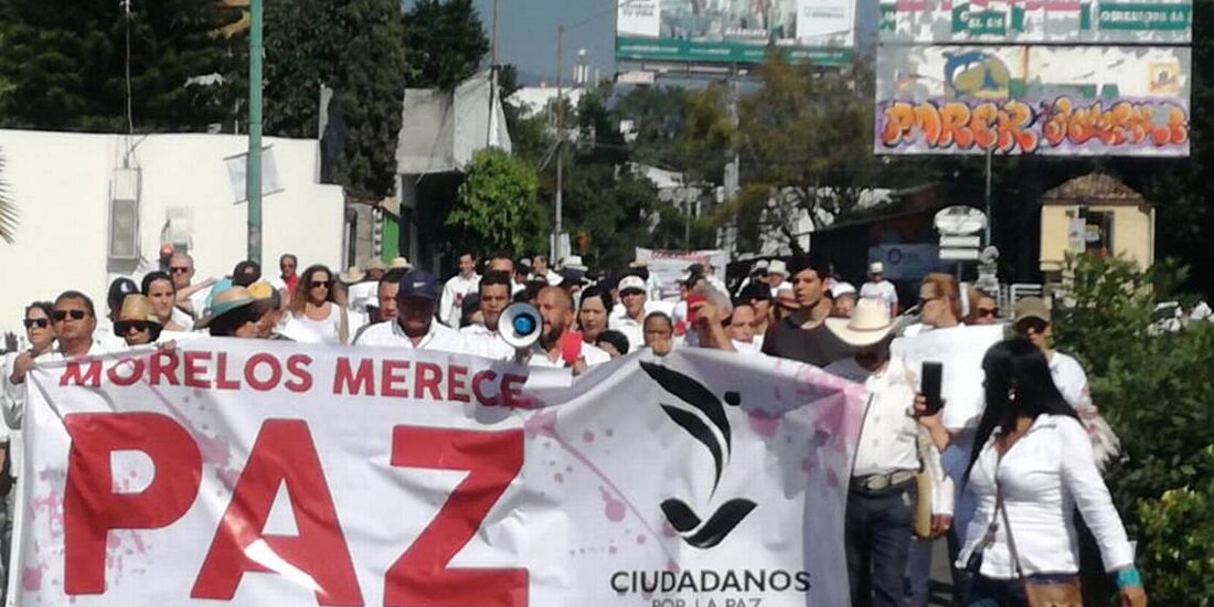 Una marcha que se realizó hace meses en Cuernavaca, Morelos