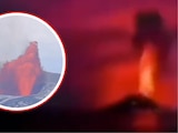 VIDEOS de la erupción del volcán Krakatoa