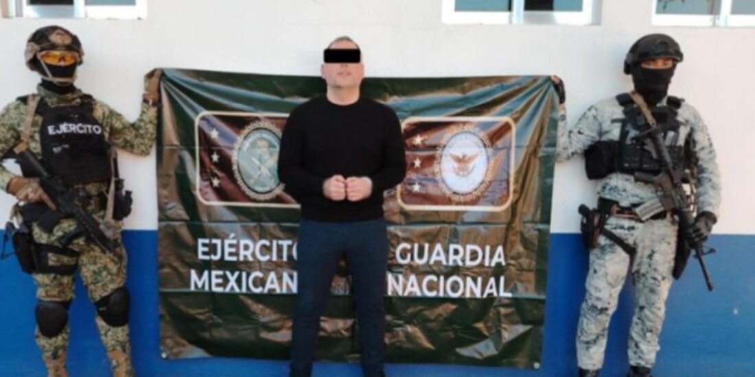 José Ángel Cannobio, ayer, tras su detención en Sinaloa.