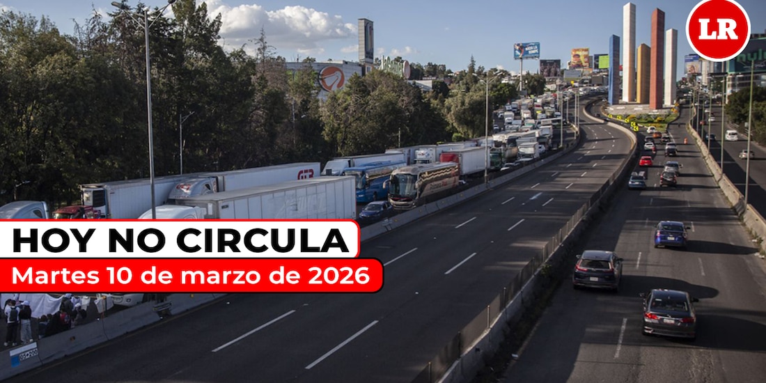 Conoce cómo aplica el Hoy No Circula este martes 10 de marzo de 2026 en la ZMVM.