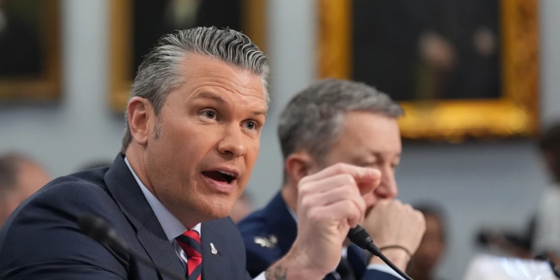 Pete Hegseth, secretario de Defensa de Estados Unidos, el 12 de mayo de 2026.