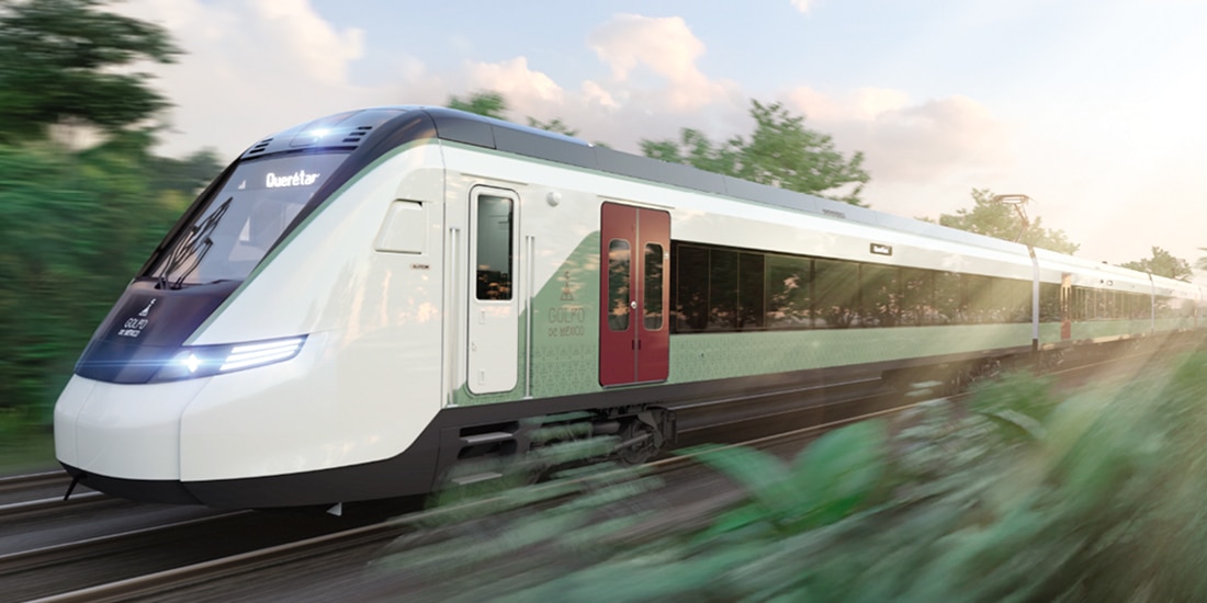 Diseño ilustrado de tren Adessia Stream, de Alstom.