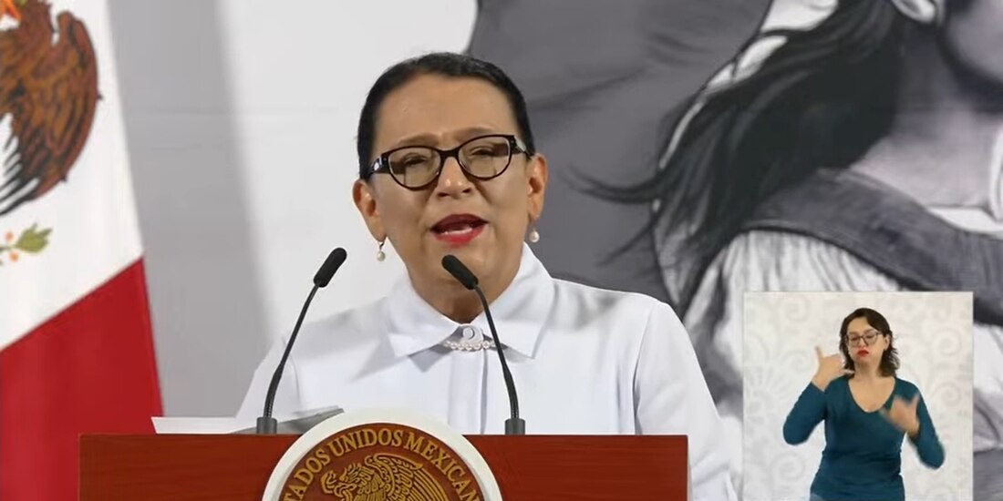 La secretaria de Gobernación, Rosa Icela Rodríguez.