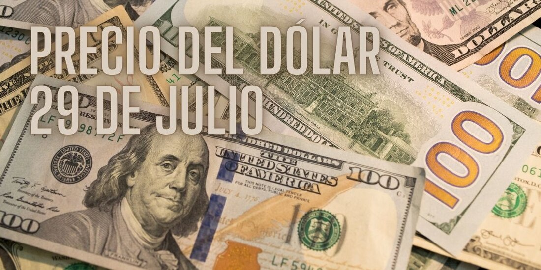 Este es el precio del dólar hoy lunes 29 de julio de 2024.