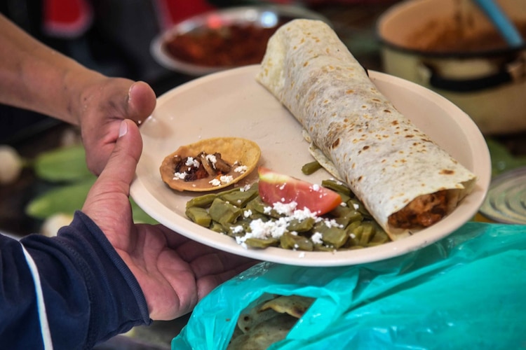 Taco Chilango, a propósito del Día del Taco en la CDMX. Imagen de archivo.