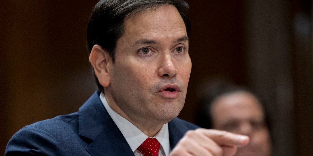 Marco Rubio, secretario de Estado de EU.