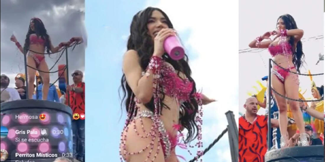 Yeri Mua justifica el turbio baile que le hizo a su papá en el carnaval: "era controlador y celoso"