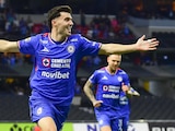 José Paradela festejando el único gol del encuentro.