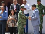 Ricardo Gallardo encabeza destrucción masiva de armas decomisadas.