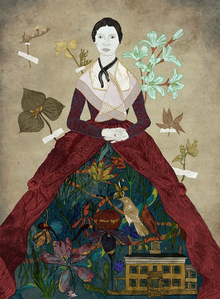 Emily Dickinson (1830-1886).