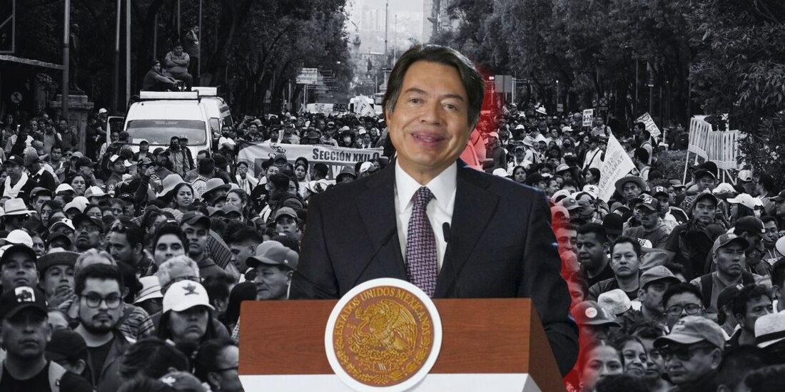 Mario Delgado niega pacto con Sección 22 de la CNTE.