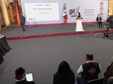 Iván Escalante este martes en Palacio Nacional.