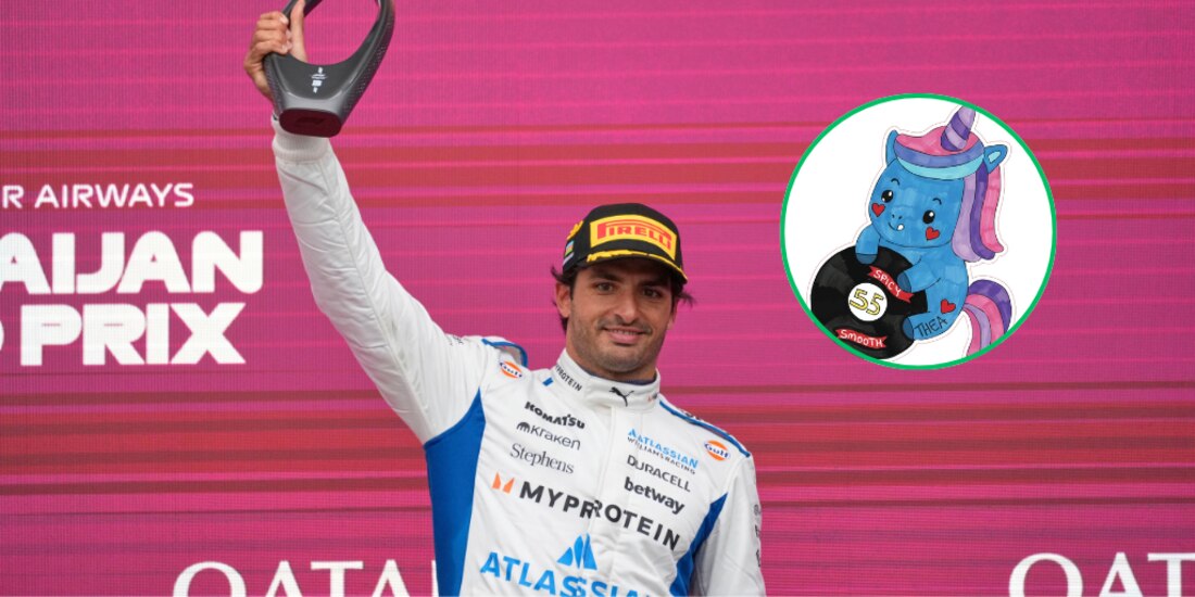Carlos Sainz consiguió su primer podio con Williams.