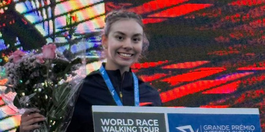 La mexicana Alegna González ganó el oro en el medio maratón del Gran Premio Internacional de Rio Maior.