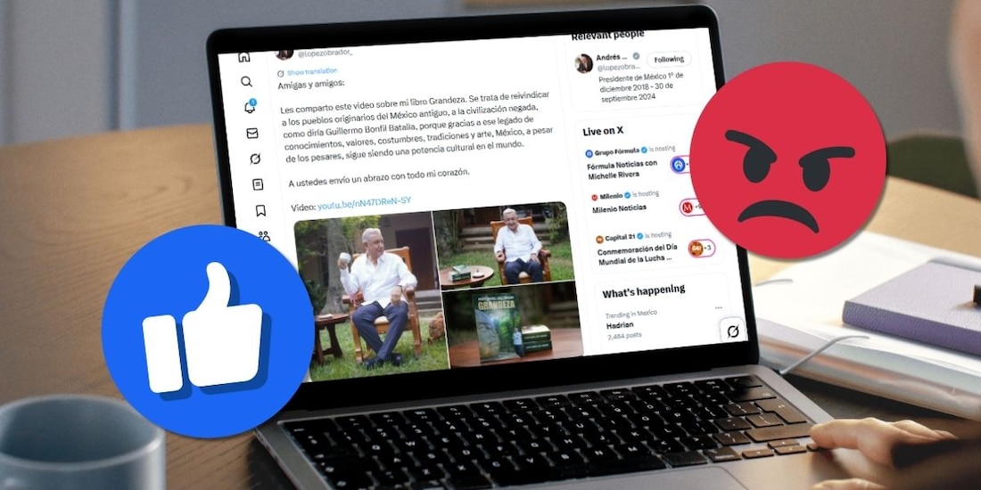 Políticos y figuras reaccionan a reaparición de AMLO en redes sociales.