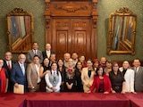 Sheinbaum se reúne con gobernadores de la 4T para revisar avances del IMSS Bienestar.