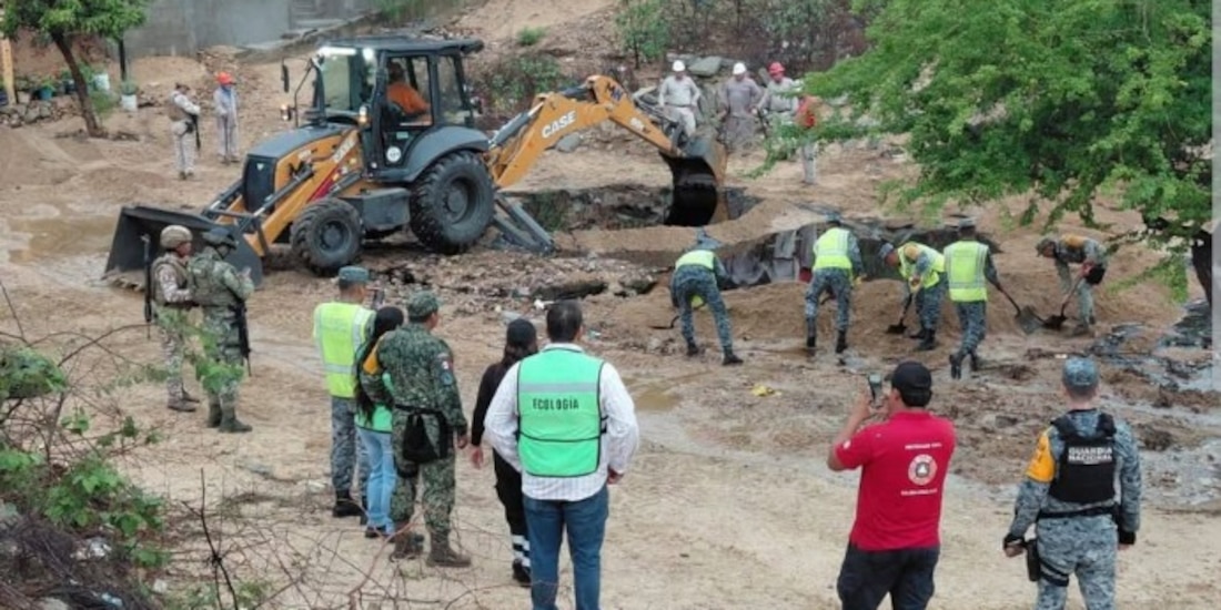 Imagen temática sobre reparación de personal de Pemex.