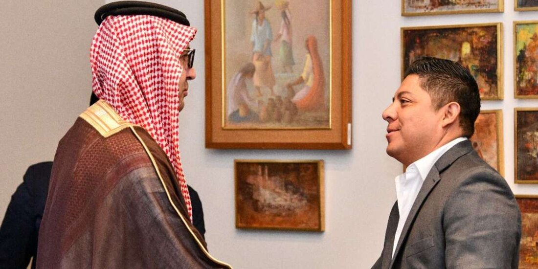 El gobernador Ricardo Gallardo ofreció establecer una promoción turística entre ambas entidades que generen la interrelación de sus habitantes, su cultura e historia.-