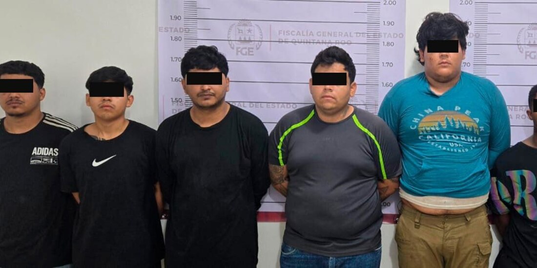 Operativo en Chetumal deja ocho detenidos, armas y equipo táctico asegurado.