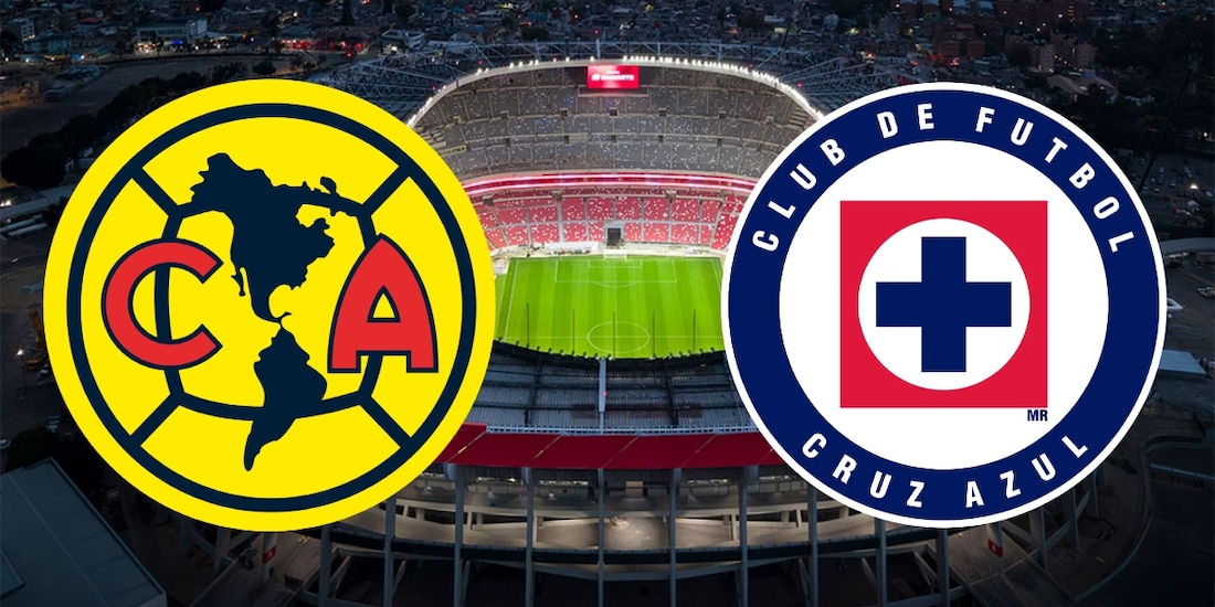 América y Cruz Azul chocan en el Estadio Azteca en la Jornada 14 del Torneo Clausura 2026 de la Liga MX