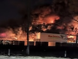 Incendio en planta de Bachoco, en Lagos de Moreno, Jalisco.