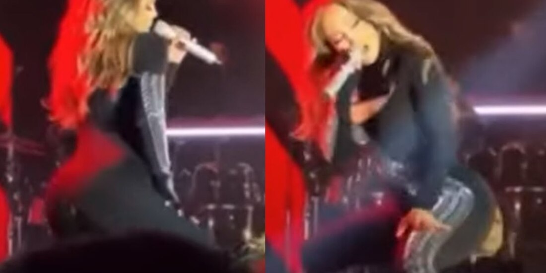 Jennifer López sufre bochornoso momento; se le rompe el pantalón