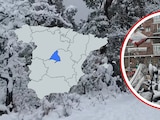 Fotos de la nieve en Madrid