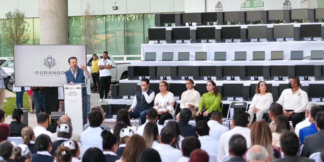 "Rescate del Sistema de Salud ya es una realidad en Durango", afirma Esteban Villegas