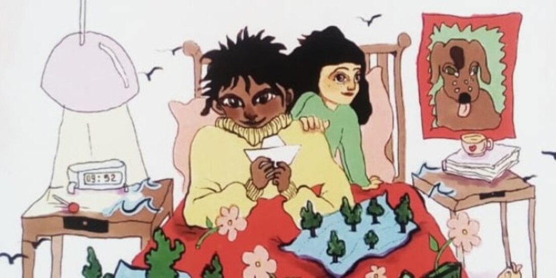 Ilustración de Elisa Malo, que forma parte del libro "Tren musical de palabras".