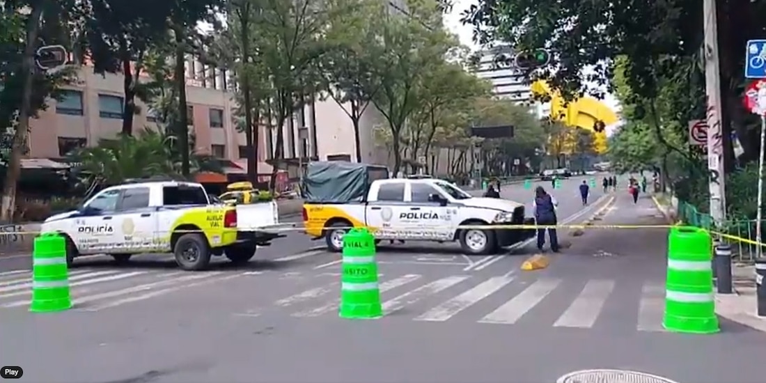 Acción de la Policía para evitar afectaciones.